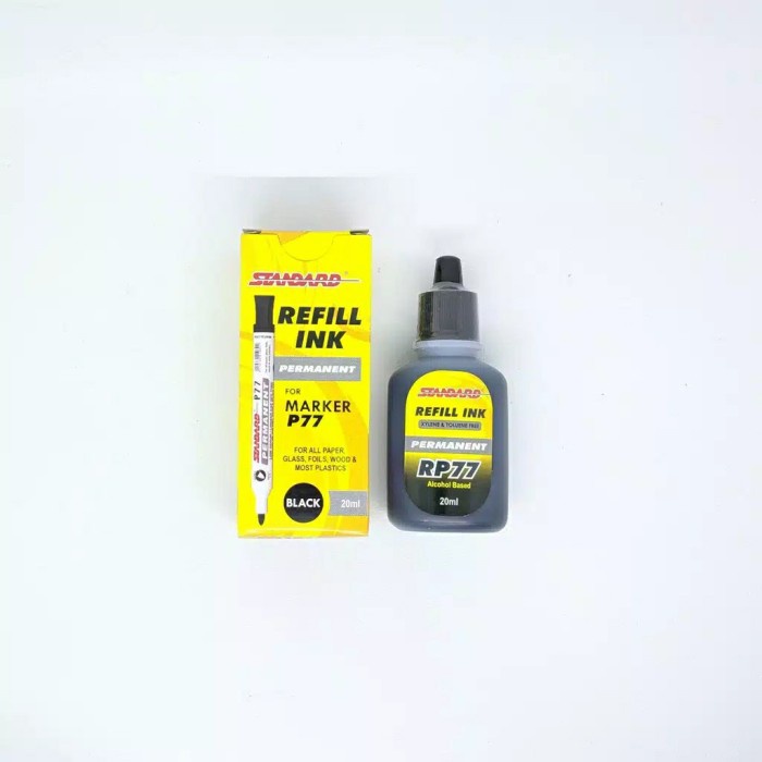 

Hemat Standard Pen Spidol P77 Permanen Marker Isi 12 + Free 2 Refill Rp77 Sale!!!