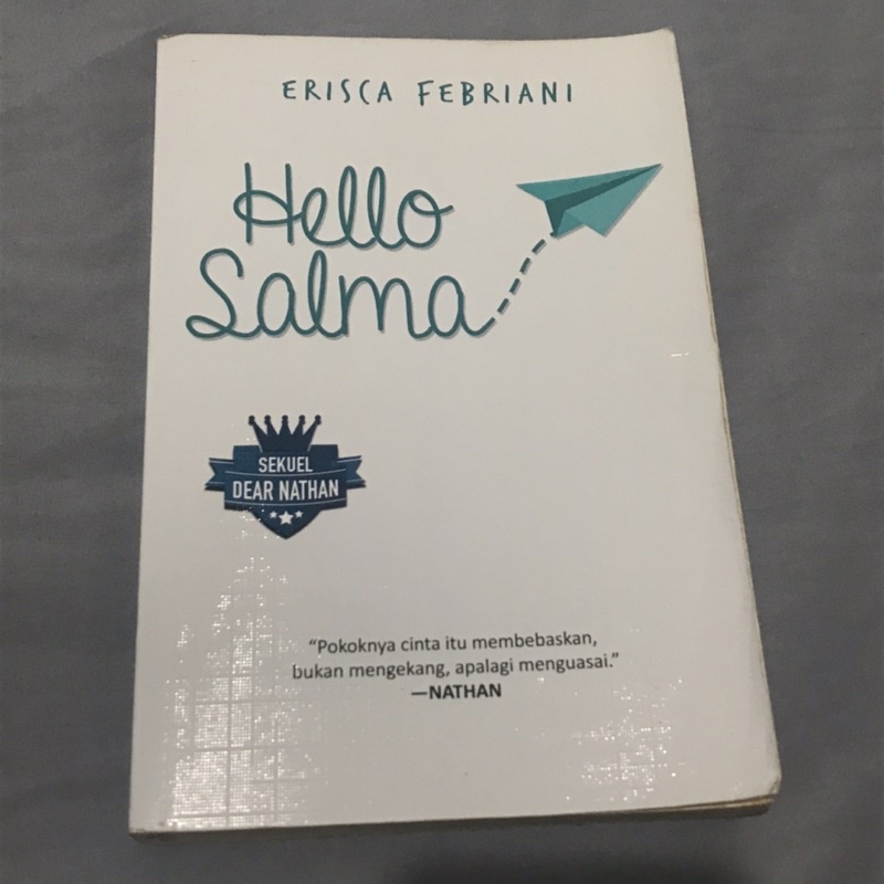 

PRELOVED NOVEL HELLO SALMA BERTANDA TANGAN ERISCA FEBRIANI