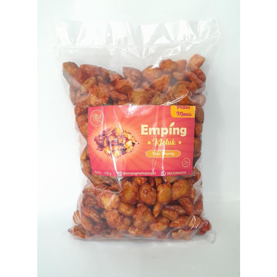 

EMPING KLETUK PEDAS MANIS KEMASAN 500g