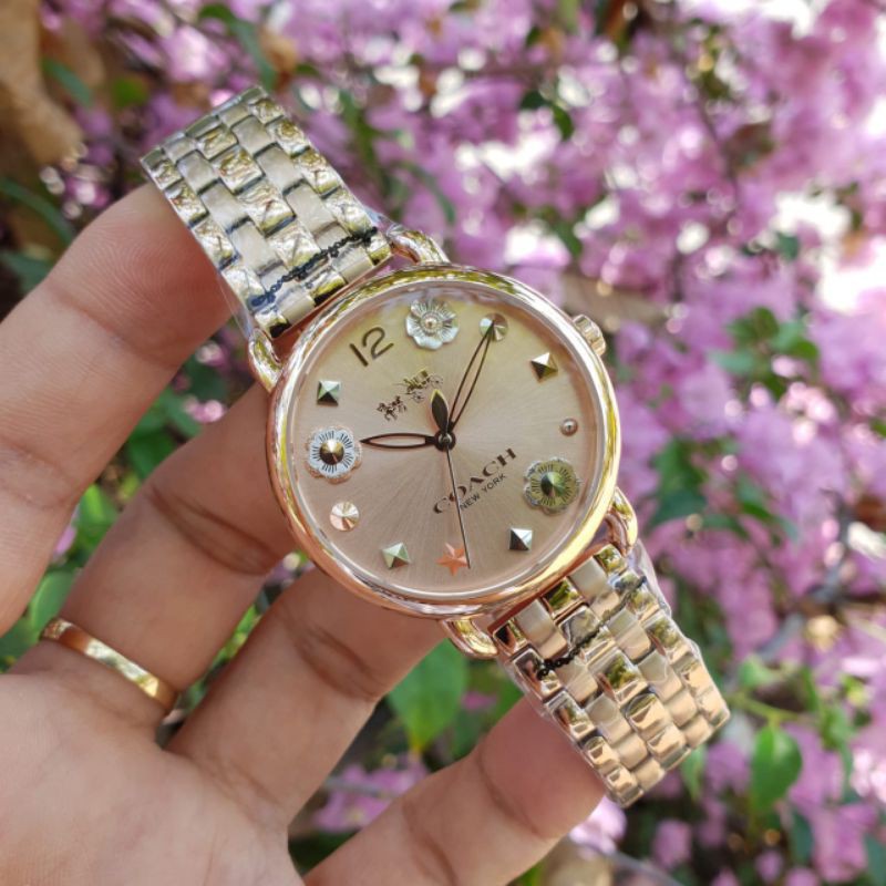 Jam Tangan Wanita Coach Original Flower