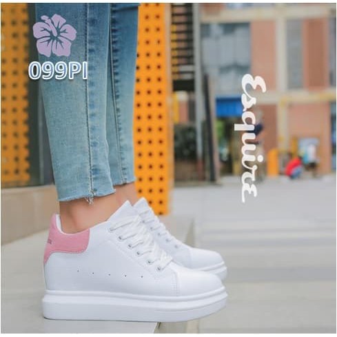 Sepatu Wanita Boots Sneakers Esquire - 099 - Merah Muda, 36