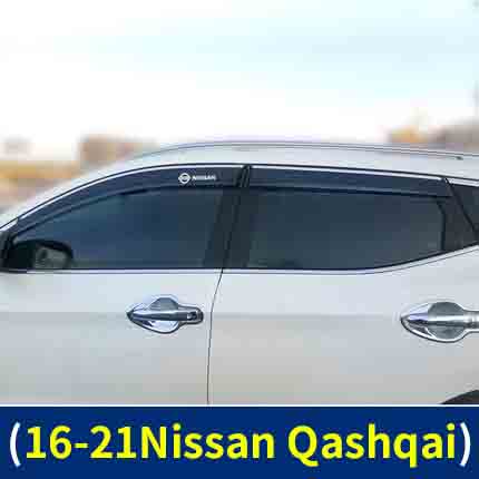 1 Set Visor Jendela Mobil Nissan Qashqai 2008-2015 2016-2021 Bahan ABS