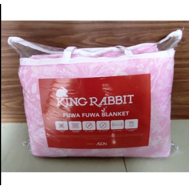 Saleeee K1NG RABBIT Fuwa Fuwa Blanket 150x200 cm Bed Cover
