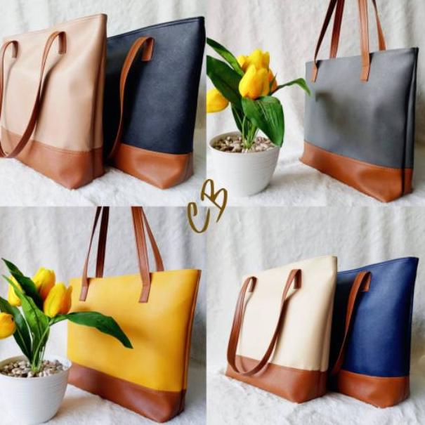 [DK.15Jl22ᵛ] Tas tote bag NEVADA KOMBI | tas wanita murah