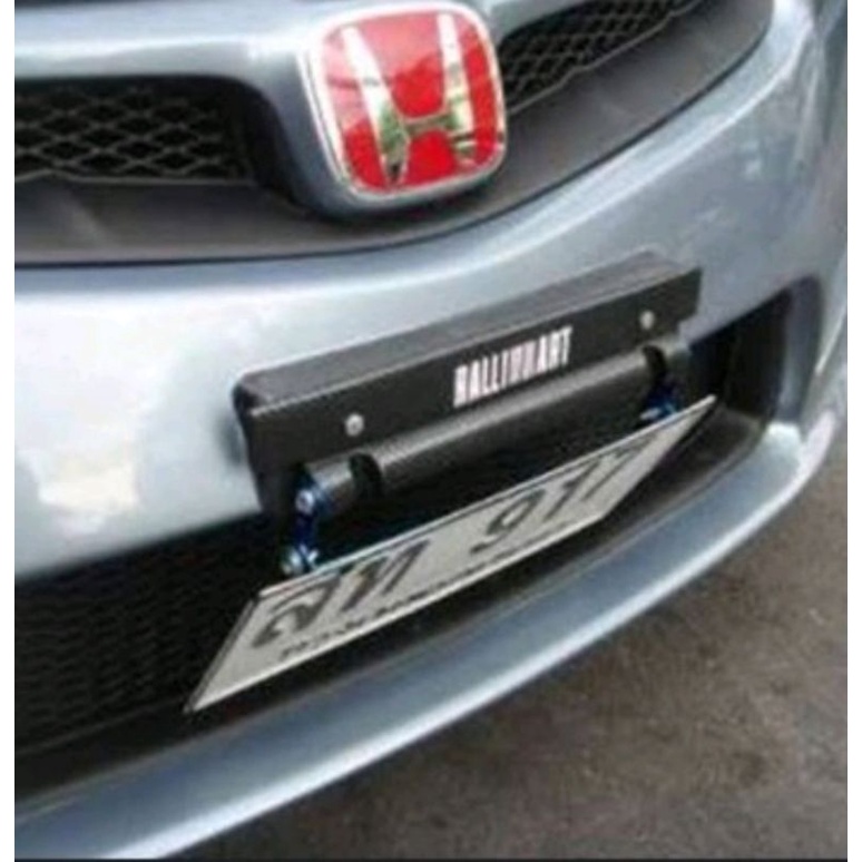 Dudukan Plat Nomor Carbon Racing Tatakan Cover Model JDM