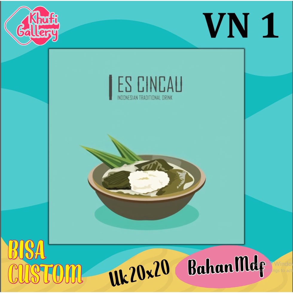 Khufi Gallery Hiasan dinding Es Cincau