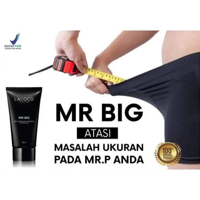 Lacoco MR. BIG Krim Khusus Pria Memperbesar Kuat dan Tahan Lama ORIGINAL