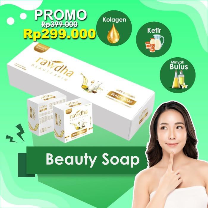 Promo Sabun Rawdha untuk Bruntusan Dan Kusam Ampuh Mencerahkan Wajah & Badan