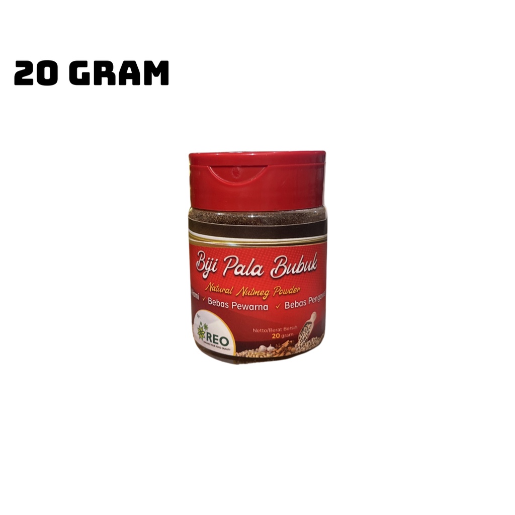 Biji Pala Bubuk Cap REO 20 Gram - Eceran