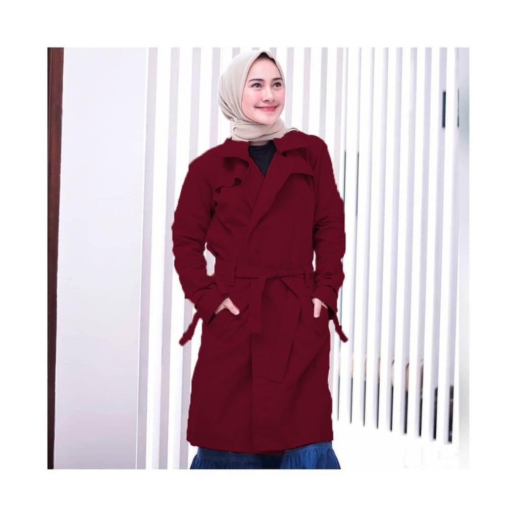 Nara Grosir - Long Coat l Jaket Wanita