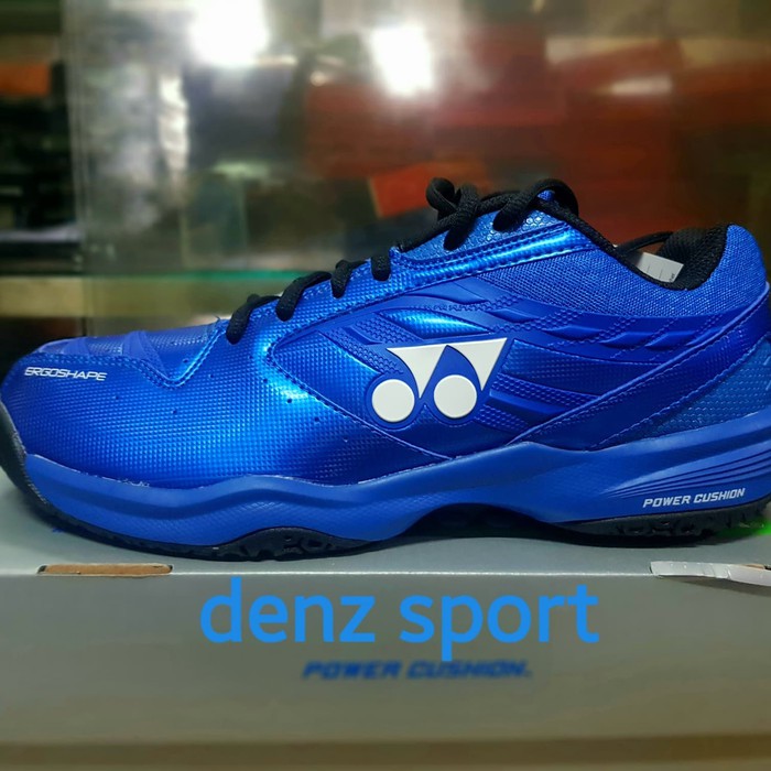 sepatu badminton YONEX POWER CUSHION SHB100DREX ORIGINAL - Biru 41