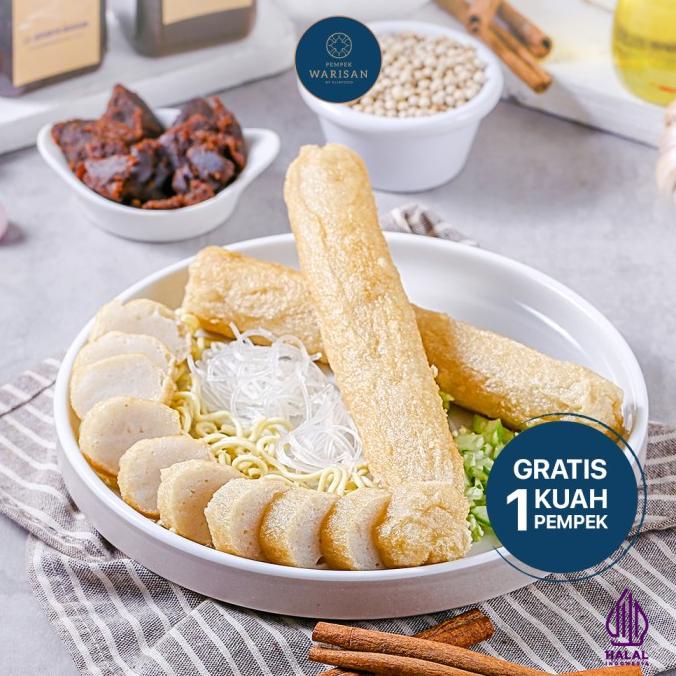 

[COD] Pempek warisan enak nikmat lenjer besar (frozen) - paket - PLB5 [COD]