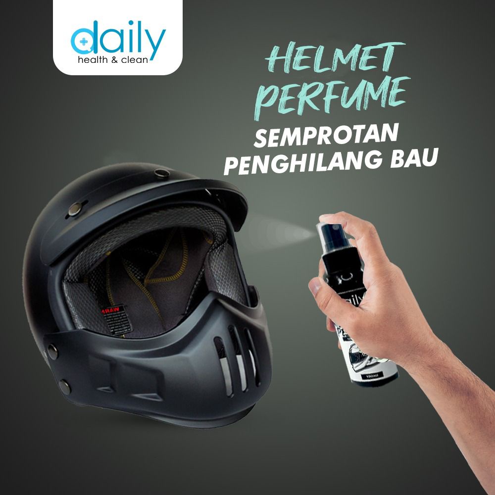 Parfum Helm Penghilang Bau Helm Daily Helmet Perfume Hilangkan Bau Helm Antibacterial