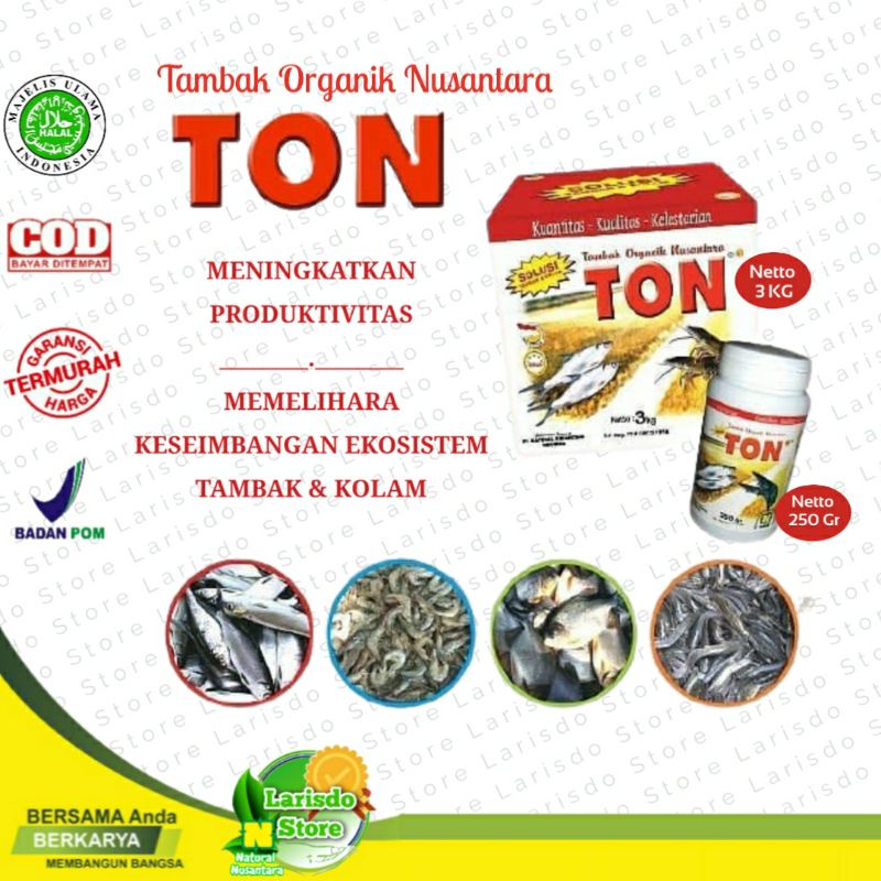 PUPUK TAMBAK ORGANIK NUSANTARA TON NASA