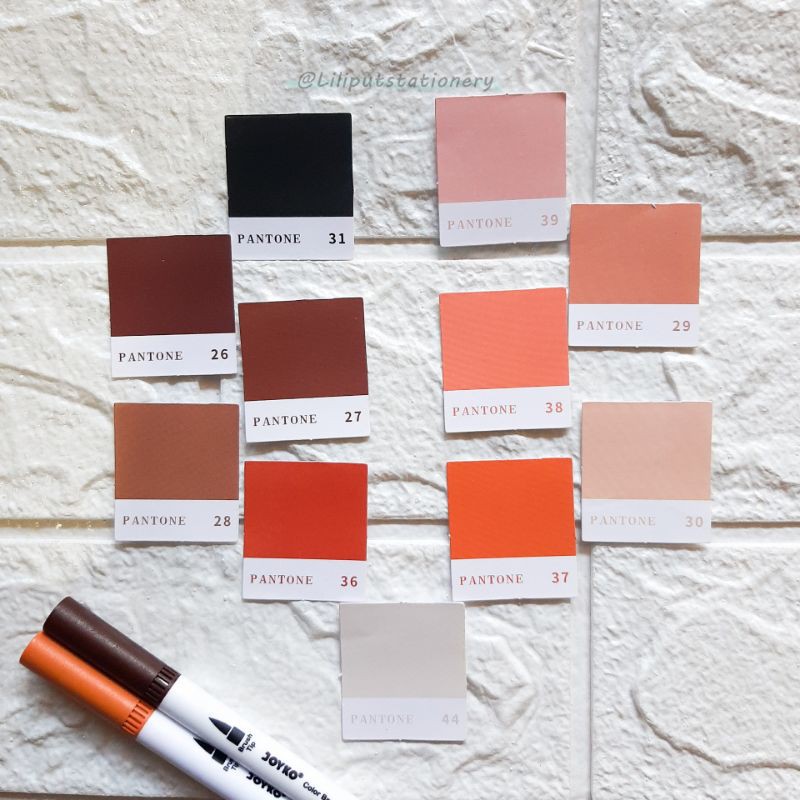 

Pantone Sticker - Stiker Palet Warna