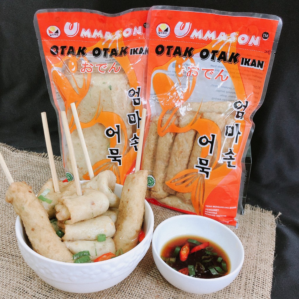 

Odeng Otak-otak ikan Fish Cake Eomuk Ommason 350gr HALAL