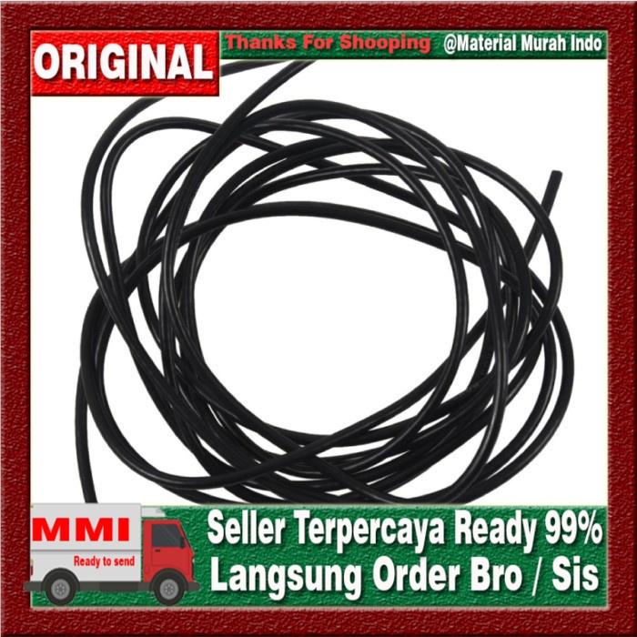 Rg174 Kabel Coaxial Antena Router Wifi Panjang 1 m Warna Hitam