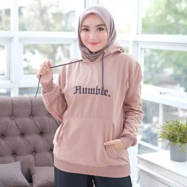 Humble sweater pakaian dewasa atasan hoddie