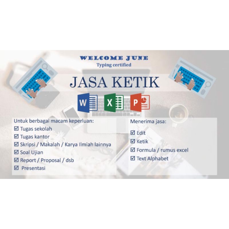 Jual Jasa Ketik, Edit, Dan Lain Lain | Shopee Indonesia