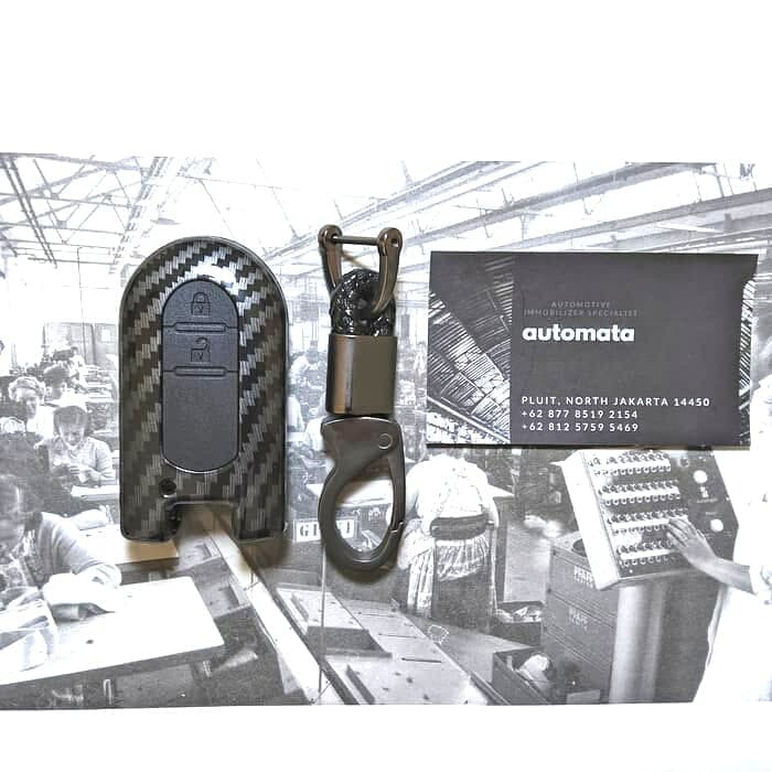 Cover gantungan kunci mobil Carbon Terios Rush