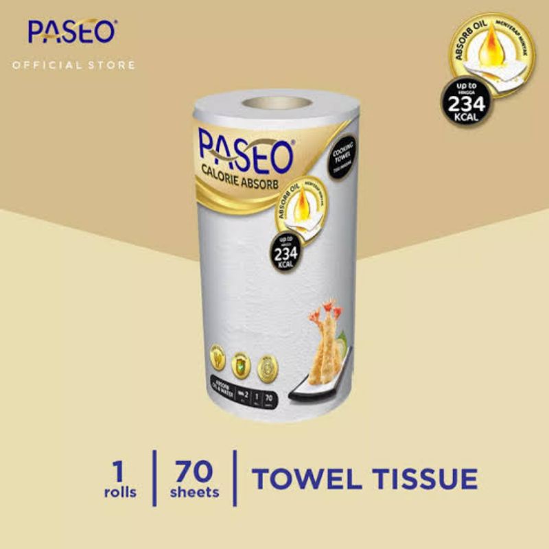 Paseo towel tissue serap minyak