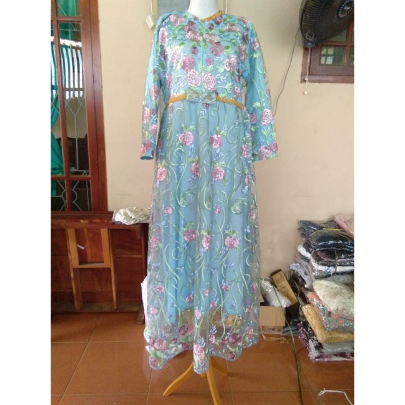 gamis brukat LD 110 PB 140