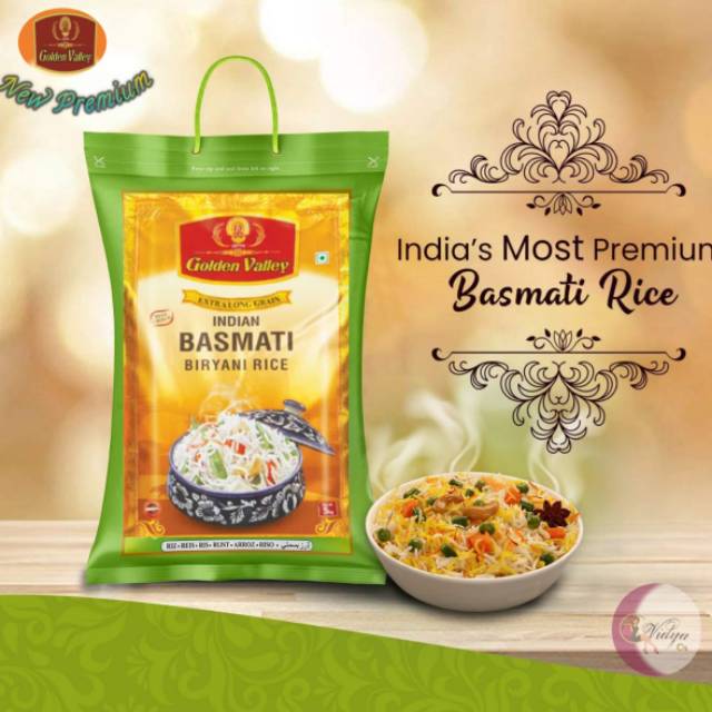 

Beras Basmati Golden Valley 1 kg/Basmati Rice