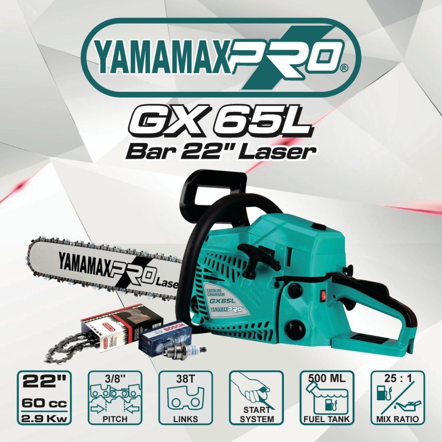 MESIN CHAIN SAW GX 65L  22 Inch YAMAMAX PRO