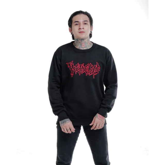 Sweater cowok crewnek Rebel ID