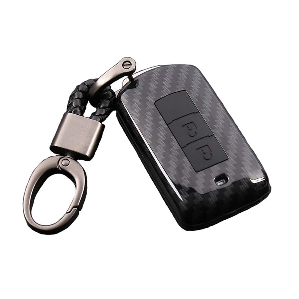 Key Case Xpander Pajero Livina Casing Kunci Cover Carbon Mitsubishi Smart Key 2 Tombol 3 Tombol