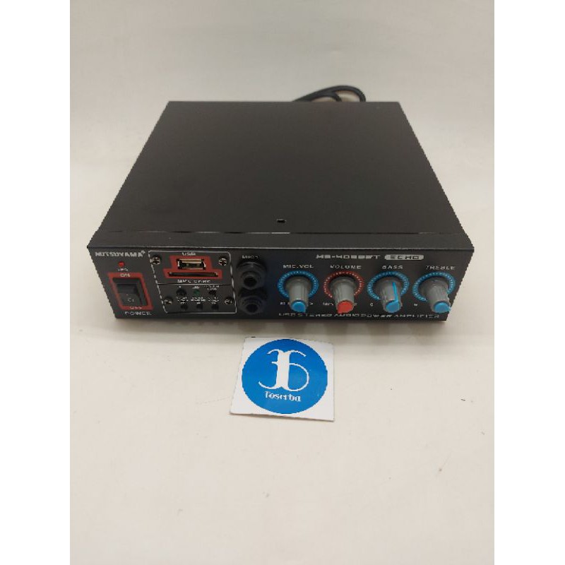 Power Amplifier Bluetooth Mitsuyama Echo - Amplifier Radio MP3