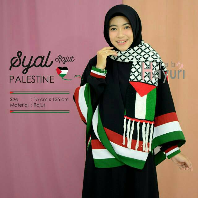 Syal Rajut Palestina Original Hayuri