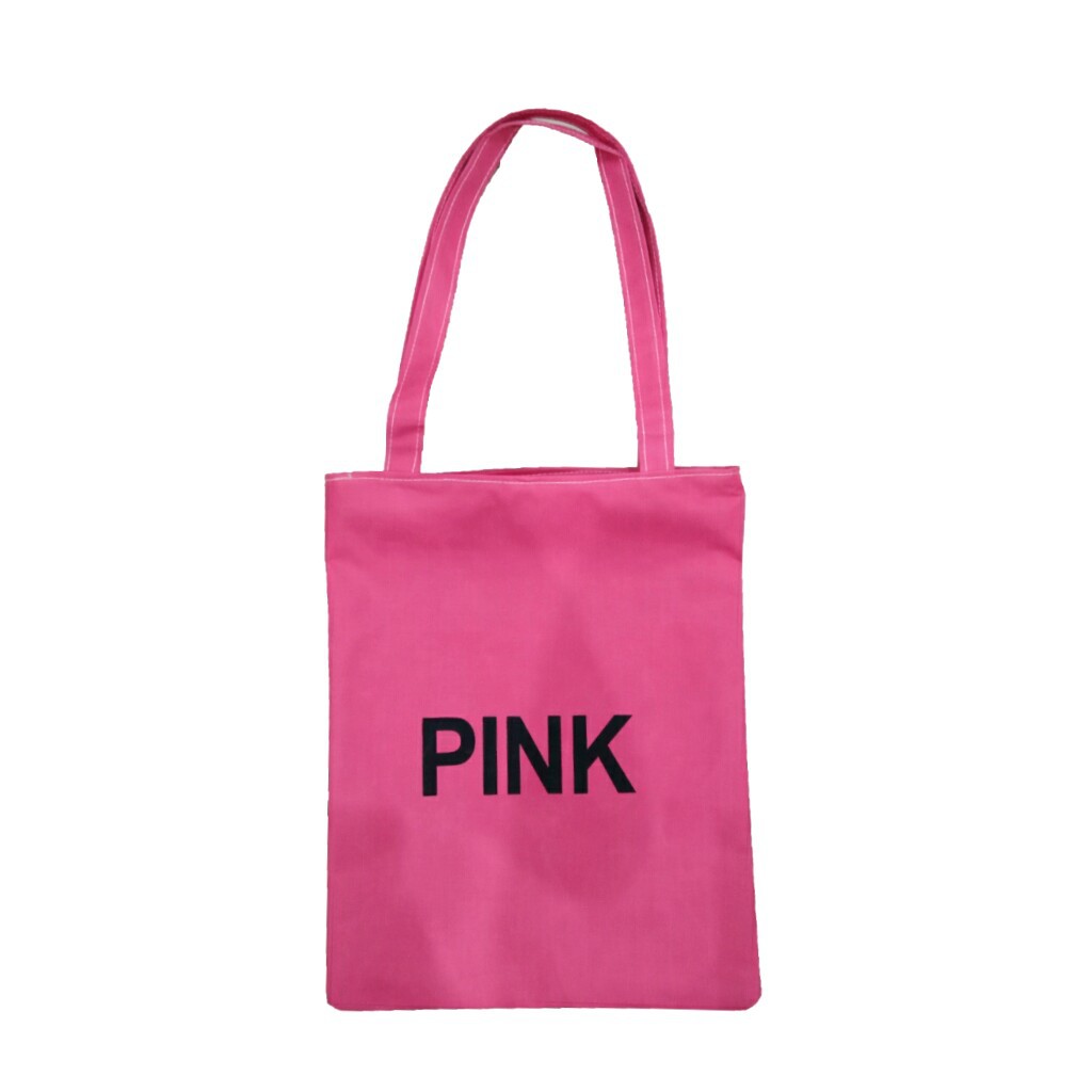 Totebag Wanita/Pria Basic Kanvas D300 Trendy Fashion(COD BAYAR DITEMPAT)Pake Resleting