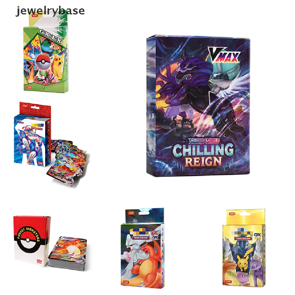 100 Pcs Kotak Kartu Pokemon Shining Vmax Untuk Display