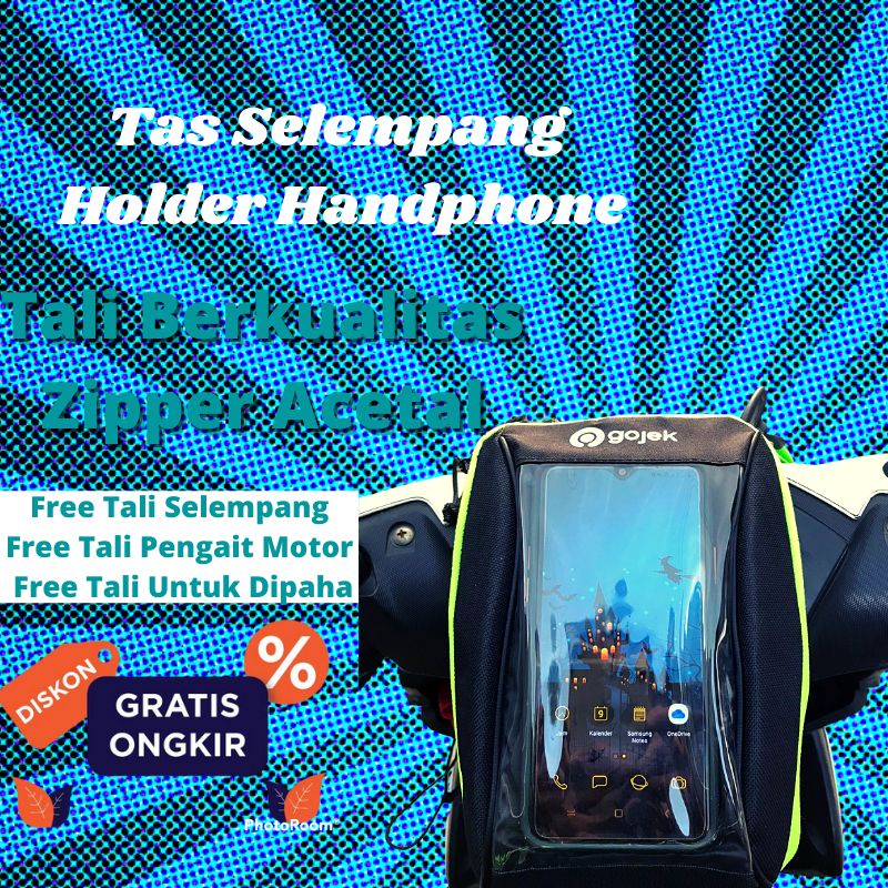 Tas Holder Handphone Anti Air Holder Hp Gojek Holder Grab Waterproof Holder Handphone Anti air Tas H