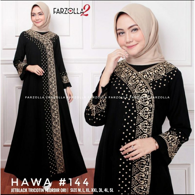 abaya turki Hawa 144 mewah elegan cantik big size super duper jumbo m,l,xl,xxl,3l,4l,5l ld max 128