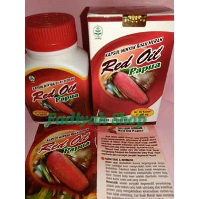 Kapsul Minyak BM Papua : Red Oil Papua Buah Merah Papua POM TR