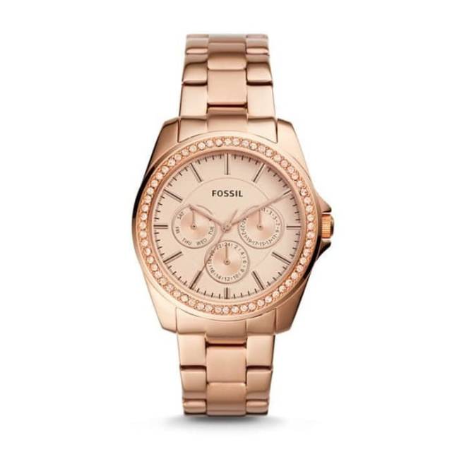 Jam Tangan Fossil BQ3316 Janice Rosegold