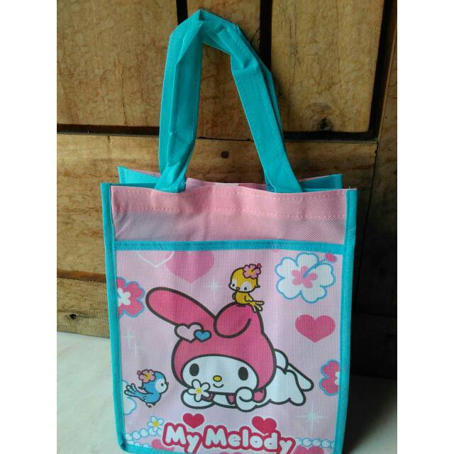

TAS KARTUN KARAKTER KARTUN MELODY | TAS SOUVENIR ULTAH ANAK MURAH, UNIK, LUCU | TAS KADO GOODIE |K33