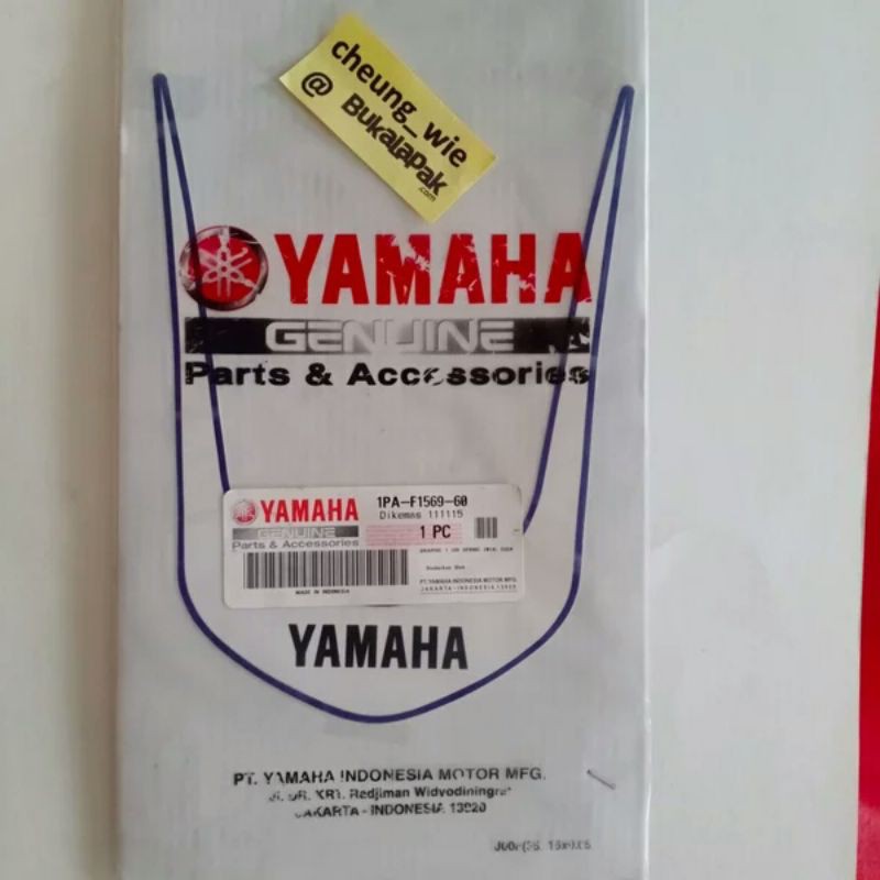 1PA-F1569-60 Stiker spakbor depan Yamaha Vixion NVA Movistar biru Motogp ori YGP