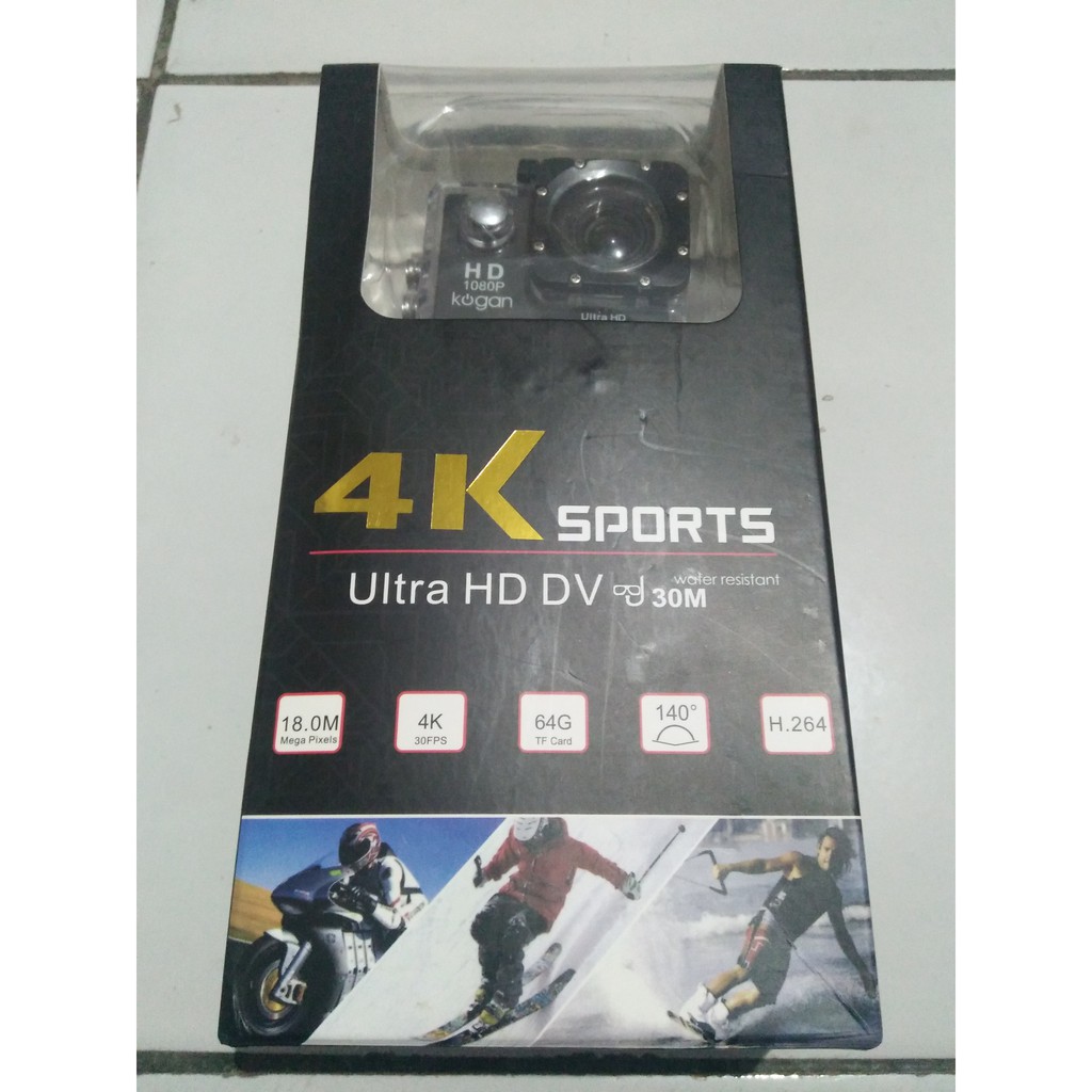 ACTION KAMERA HD 1080P KOGAN 4K SPORTS ULTRA HD (second)