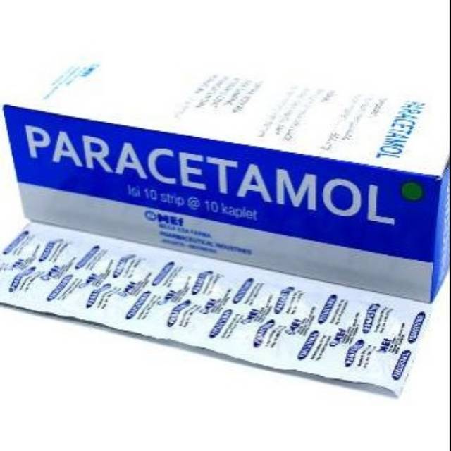 Paracetamol 500mg MEF Kaplet PEREDA NYERI ORIGINAL-BPOM