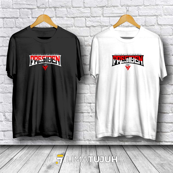 Kaos Presiden Cup 6 2022 Logo Baju Distro Bahan Premium (TSF)