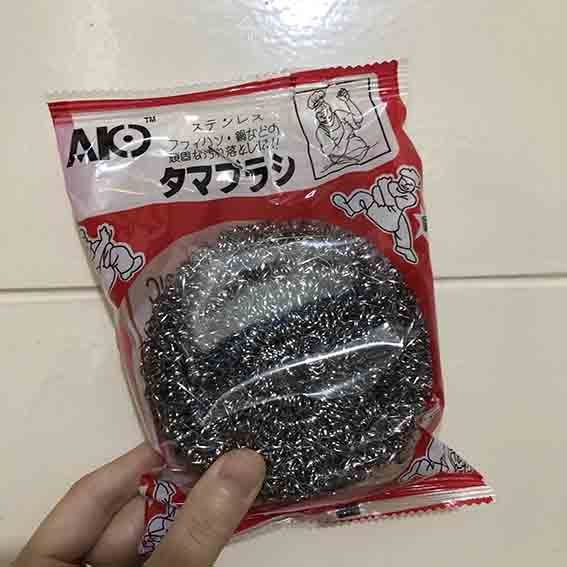 SABUT BESI CUCI PIRING STAINLESS 40GRAM -1PC (GOOD WIFE)