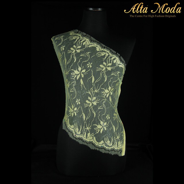 

Alta Moda Renda Perancis Trimming Melati Yellow (1M)