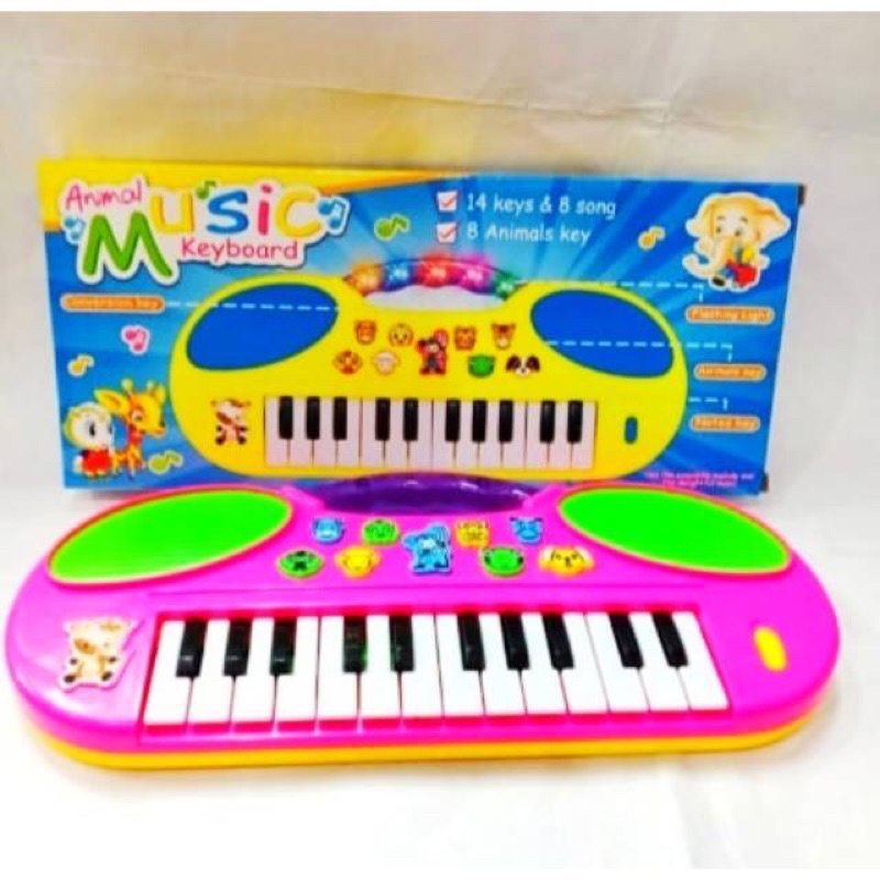 Mainan Alat Musik keyboard / Piano Animal