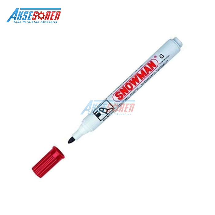 

Spidol Papan Tulis White Board Marker Snowman G12 [Permanent] / Whiteboard Permanen G-12