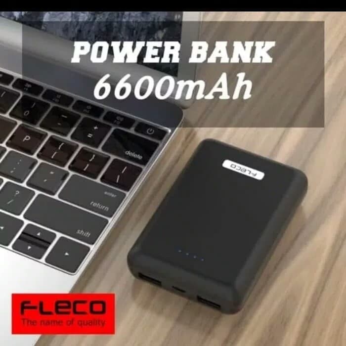 POWER BANK FLECO 6600MAH MINI 2.1A FAST CHARGING FB-901