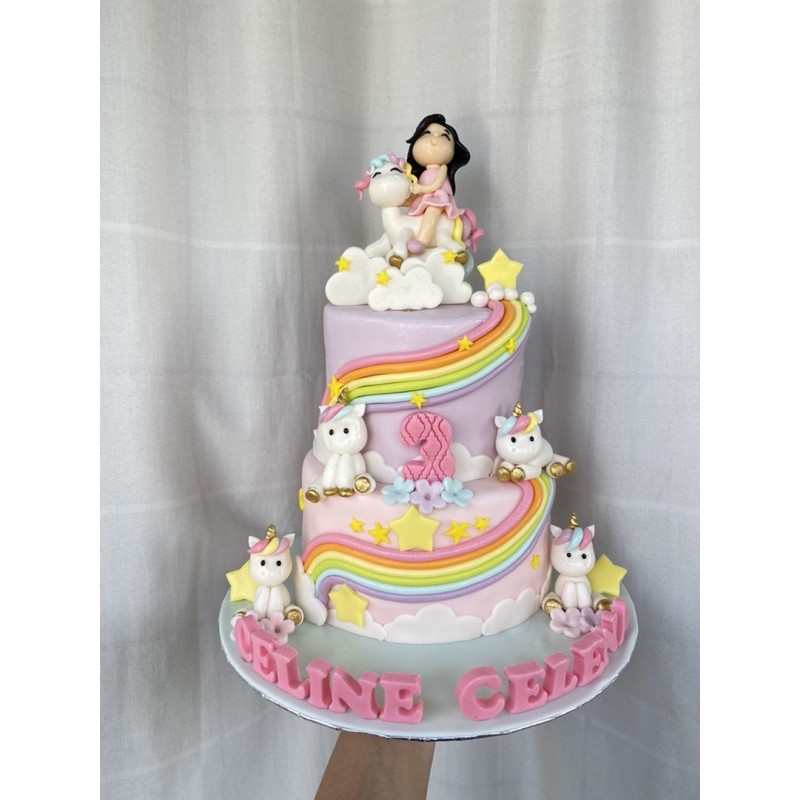 

Cake Unicorn 2 Tier