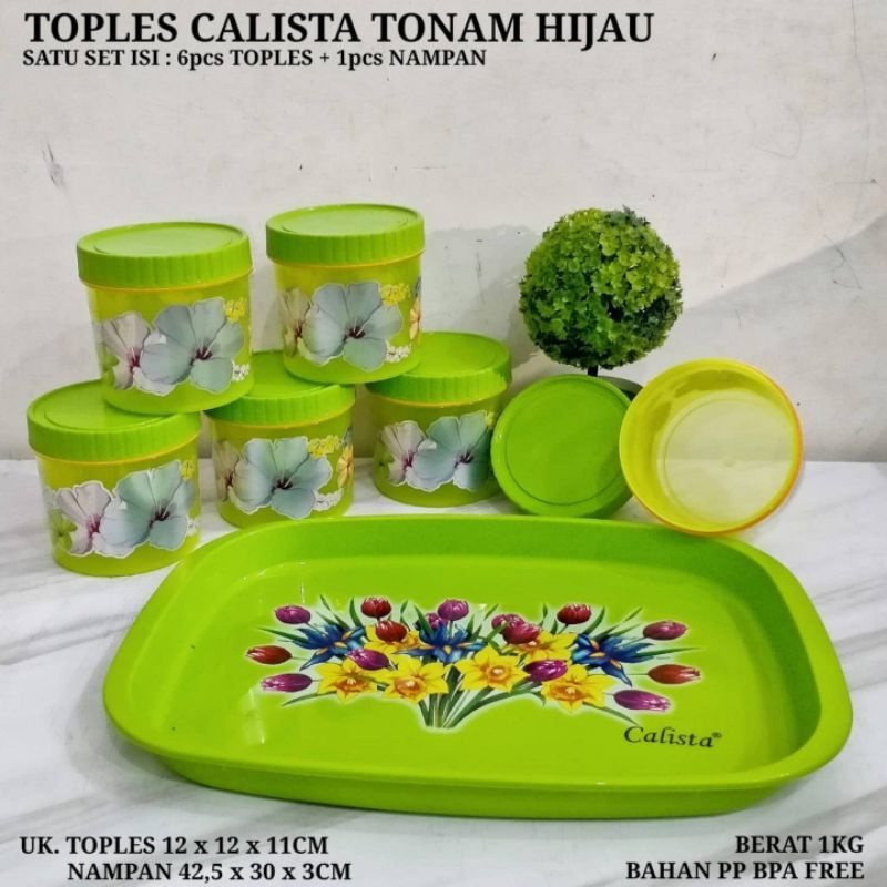 CALISTA TONAM ( 6 Toples 1 Nampan)